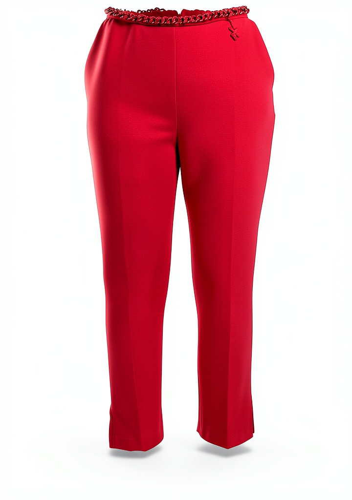 Elisabetta Franchi pantalone donna fuxia su modella