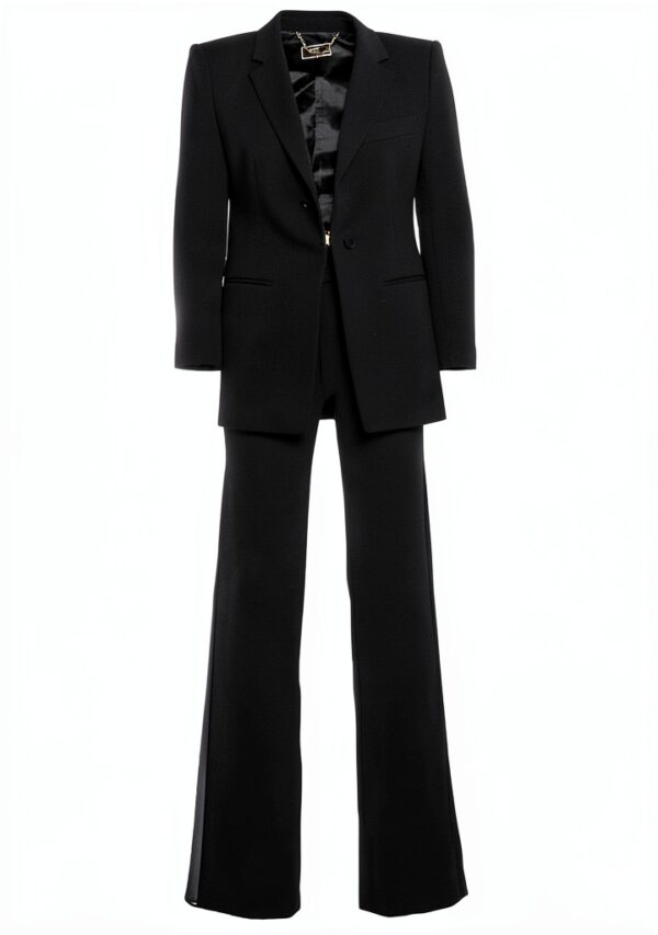 Giacca Pantalone Elisabetta Franchi Donna Nero Poliestere