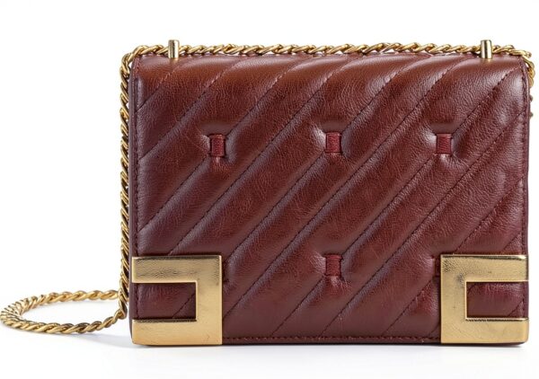 Borsa Elisabetta Franchi tracolla piccola trapuntata rossa