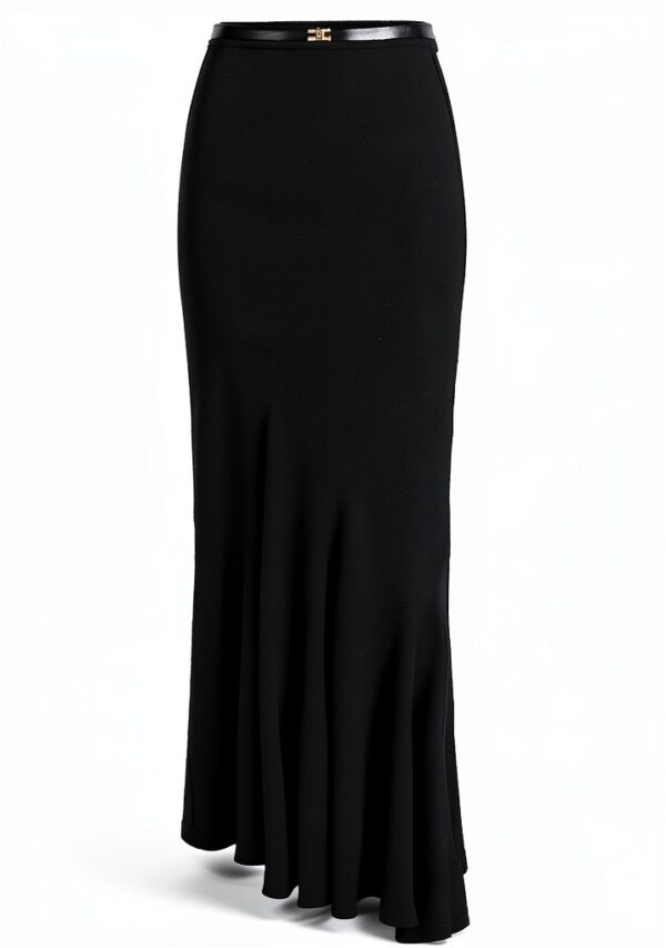 Gonna Elisabetta Franchi Nero GO10752E2 Moda Donna
