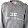 Maglione Donna Lana Cachemire Grigio Melange Avorio-3