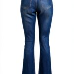 Jeans A Zampa Elisabetta Franchi Donna Tasca Fiocco-0
