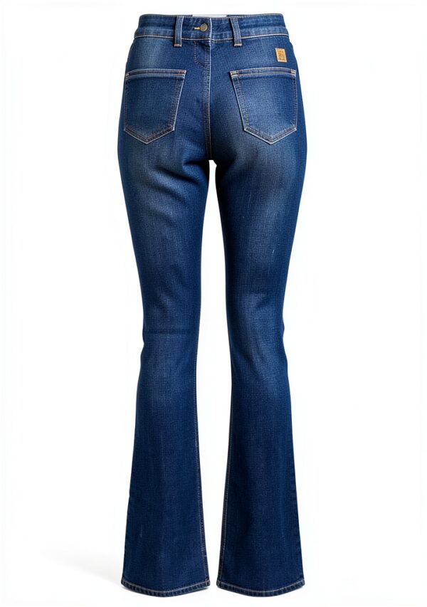 Jeans A Zampa Elisabetta Franchi Donna Tasca Fiocco-0
