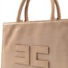 Borsa a mano Elisabetta Franchi Greige Ecopelle Donna-5