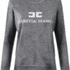 Maglione Donna Lana Cachemire Grigio Melange Avorio-0