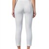 Pantaloni Skinny Capri donna 95% Pl 5% Elastan Avorio-1