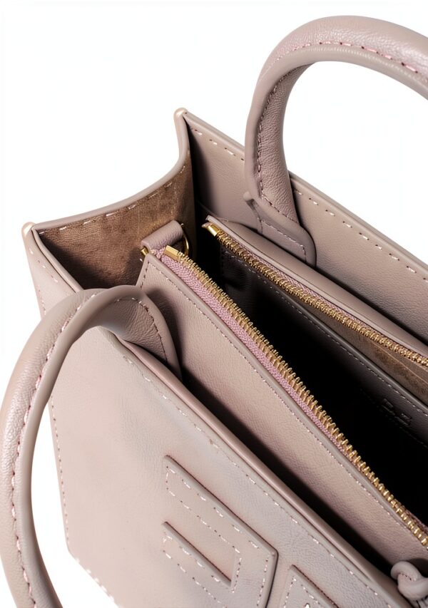 Borsa a mano Elisabetta Franchi Greige Ecopelle Donna-3