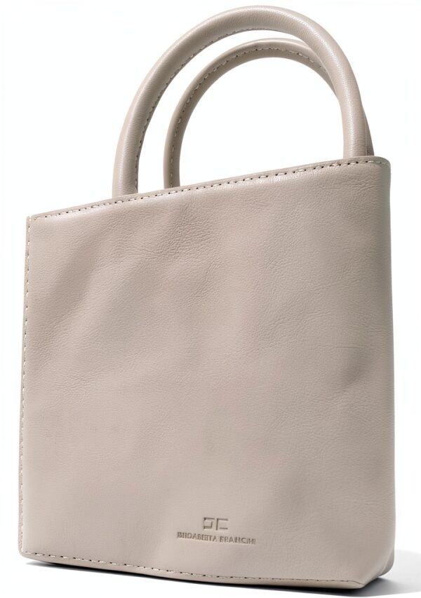 Borsa a mano Elisabetta Franchi Greige Ecopelle Donna-4
