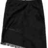 Sciarpa Elisabetta Franchi Viscosa Modal Nero Donna-2