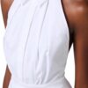 Abito gabardina cotone Elisabetta Franchi donna elegante-3