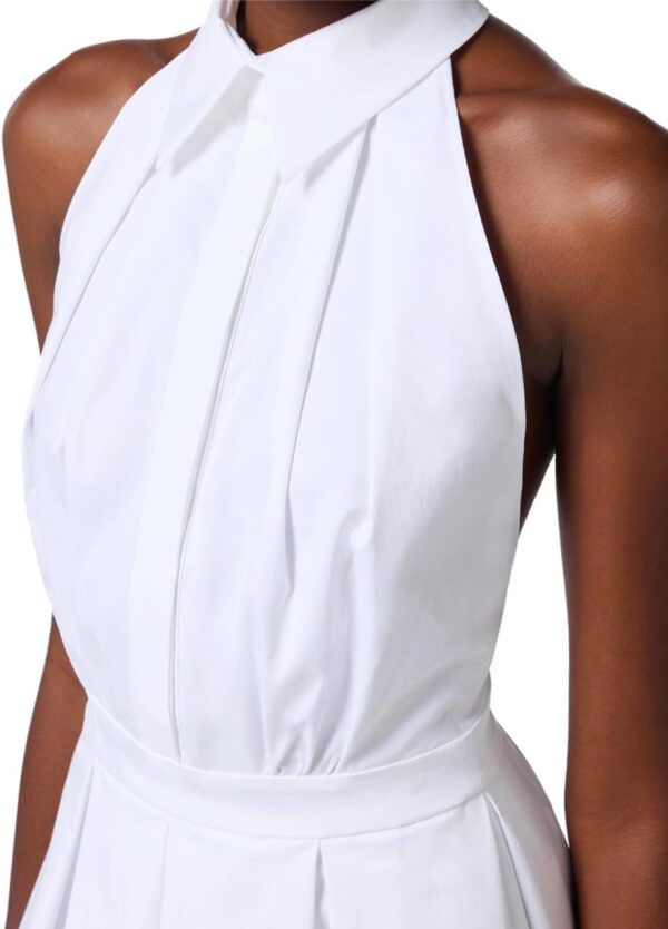 Abito gabardina cotone Elisabetta Franchi donna elegante-3