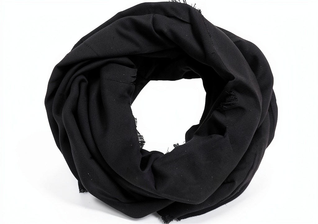 'Sciarpa Elisabetta Franchi in viscosa e modal, colore nero'