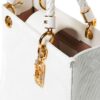 Tote bag bianca jacquard ELISABETTA FRANCHI Donna-3