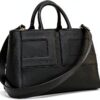 Borsa donna Elisabetta Franchi in PL/PU nero-4