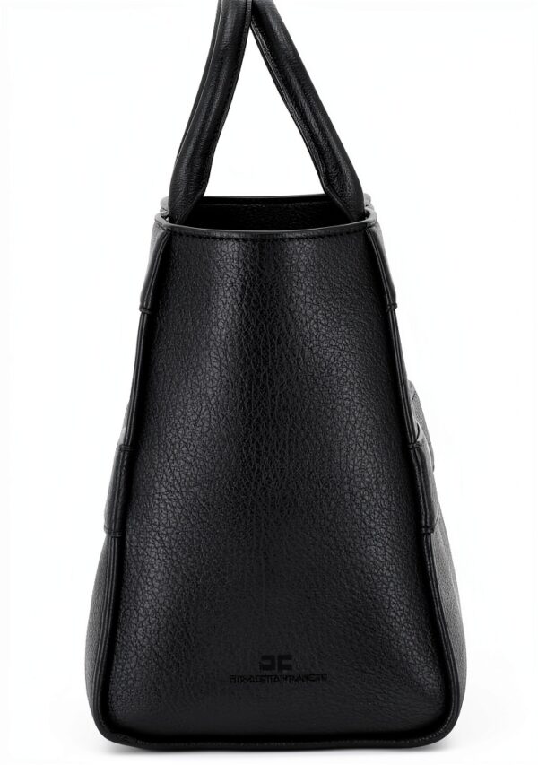Borsa donna Elisabetta Franchi in PL/PU nero-3