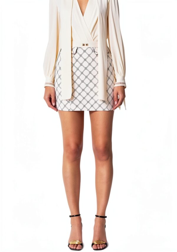 Gonna in crêpe ELISABETTA FRANCHI Donna-0