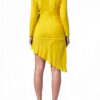 Abito midi georgette giallo ELISABETTA FRANCHI-2