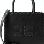 Borsa donna in ecopelle Elisabetta Franchi Nero-0