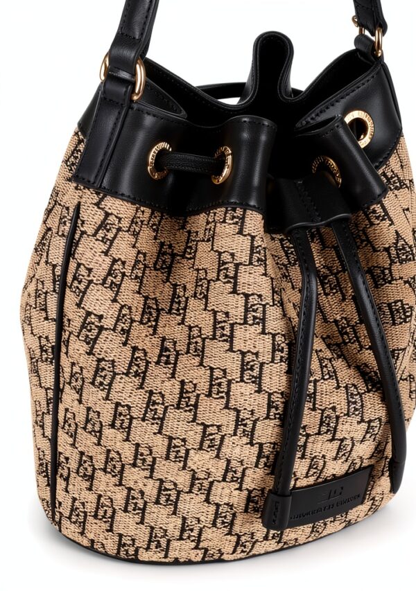 Secchiello in tessuto jacquard donna elisabetta franchi-3