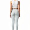 Pantaloni Elisabetta Franchi verde crêpe stretch-4