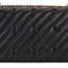 Borsa tracolla donna Nero PU grande quiltata-2