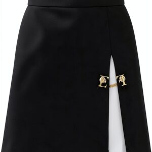 Minigonna nera crêpe ELISABETTA FRANCHI donna L-0