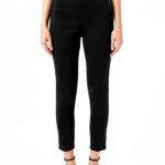 Pantaloni Elisabetta Franchi Nero Stile dritto-0