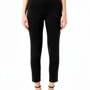 Pantaloni Elisabetta Franchi Nero Stile dritto-0