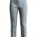 Pantaloni Elisabetta Franchi verde crêpe stretch-0