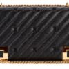 Borsa tracolla donna Nero PU grande quiltata-0