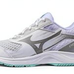 Mizuno scarpe da pallavolo leggere bianco blu donna-0