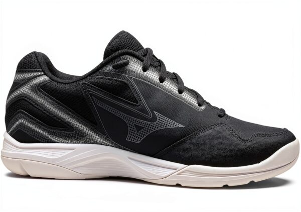 Mizuno Scarpe Tennis Unisex Nero Bianco Harbormist Suola Flessibile-0