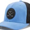 Mizuno Crossed Clubs Meshback Cappello Golf Unisex Blu Perlato-0