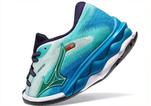 Mizuno Onda Cielo 7 Scarpe da corsa Donna Vetro Smussato Bianco-4