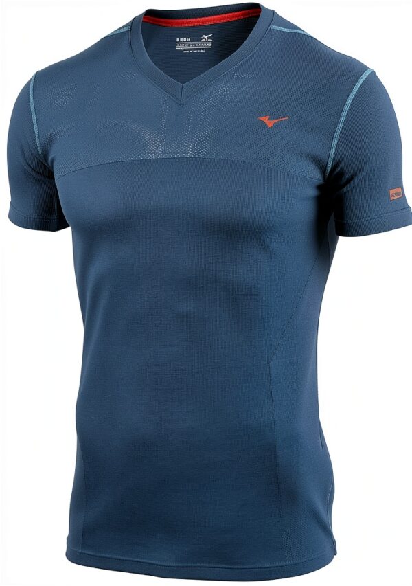 Mizuno Maglia a Maniche Corte da Uomo Breath Thermo Body Mapping L-0