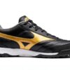 Mizuno Morelia Sala Classic Tf Scarpe da Calcio Unisex Nero Oro Scuro-2