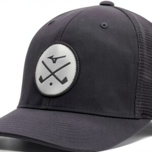 Mizuno Crossed Clubs Meshback Cappello da Golf Unisex Nero-0