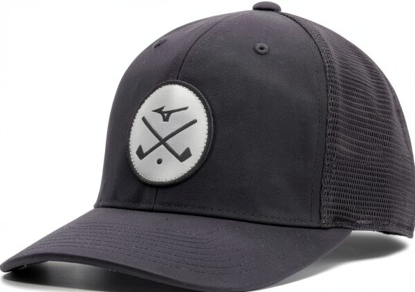 Mizuno Crossed Clubs Meshback Cappello da Golf Unisex Nero-0