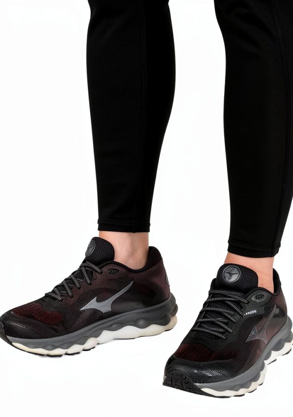 Mizuno Onda Cielo 7 Scarpe da corsa Donna Nero Silverstar-6
