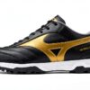 Mizuno Morelia Sala Classic Tf Scarpe da Calcio Unisex Nero Oro Scuro-0