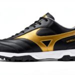 Mizuno Morelia Sala Classic Tf Scarpe da Calcio Unisex Nero Oro Scuro-0