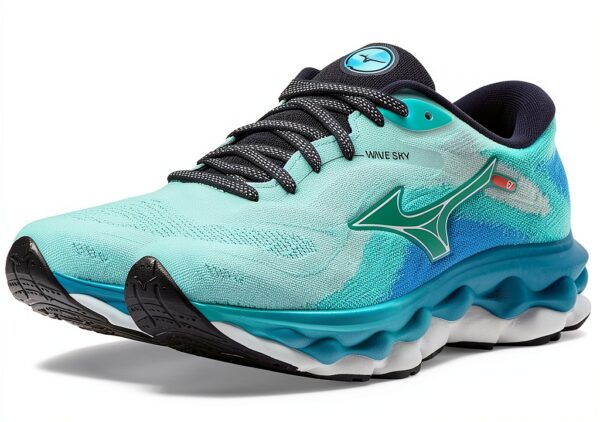 Mizuno Onda Cielo 7 Scarpe da corsa Donna Vetro Smussato Bianco-0
