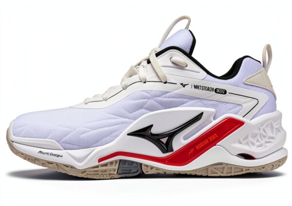 Mizuno Wave Stealth Neo 2 Scarpe da Pallamano Uomo Bianco Nero Rosso-0