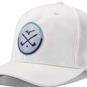 Mizuno Crossed Clubs Meshback Hat Cappello da Golf Unisex Adulto Navy-0
