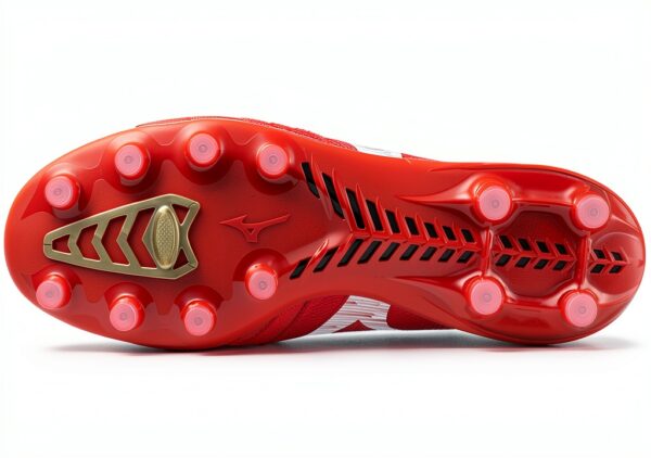 Stivali da calcio Mizuno Uomo Rosso Comfort e stabilità per campo-1