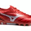 Stivali da calcio Mizuno Uomo Rosso Comfort e stabilità per campo-4