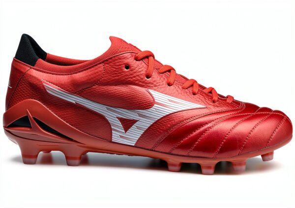 Stivali da calcio Mizuno Uomo Rosso Comfort e stabilità per campo-4