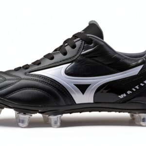 Mizuno Waitangi PS Stivali da Rugby Soft Ground Nero Argento 46 EU-0