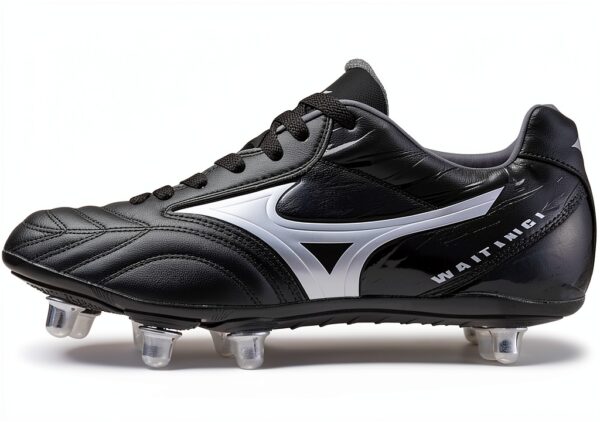 Mizuno Waitangi PS Stivali da Rugby Soft Ground Nero Argento 46 EU-0