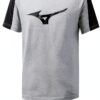Mizuno Heritage Tee 2 T-Shirt Uomo Grigio/Nero-0